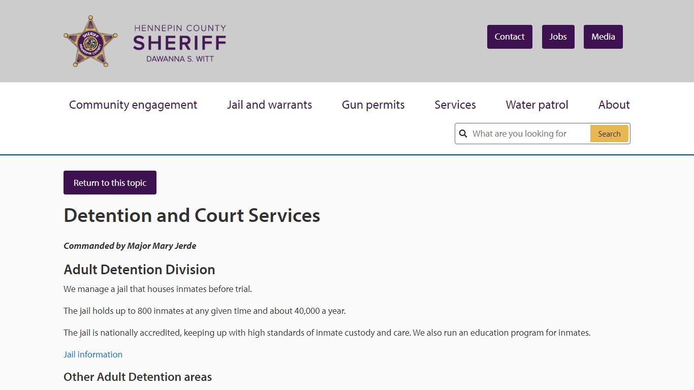 Detention and court services | Hennepin County Sheriff's Office